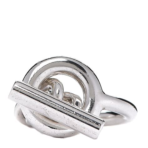 hermes silver rings.